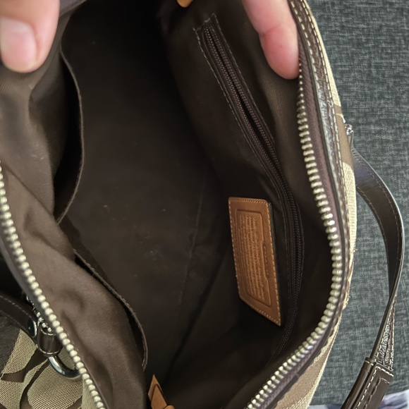 COACH Brown Satchel - Picture 5 of 5